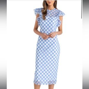 NWT SHOSHANNA Rachel embroidered dress